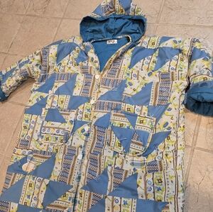 Upcycled Quilt Blanket Coat 2X-3X Handmade Dont Throw It Out